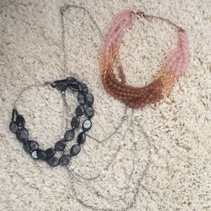 Costume jewelry necklace lot